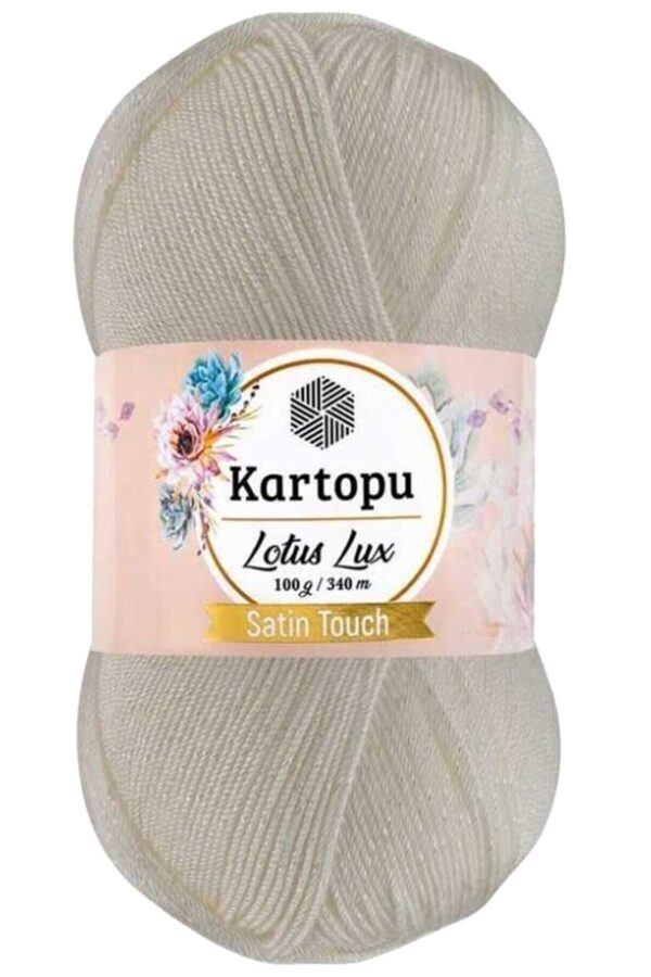 Lotus Lux Bikini Büstiyer Bluz Simli Örgü İpi K019 Açık Krem