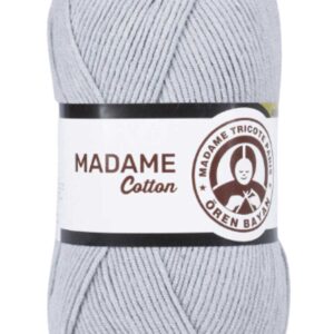 Madame Cotton El Örgü İpi Yünü 100 gr 001 Gri