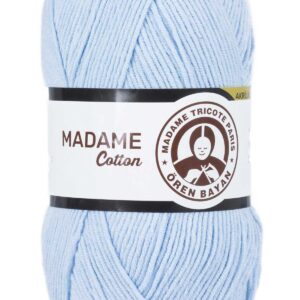 Madame Cotton El Örgü İpi Yünü 100 gr 014 Bebe Mavi