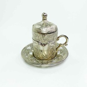 Osmanlı Motifli Eskitme Kahve Fincanı